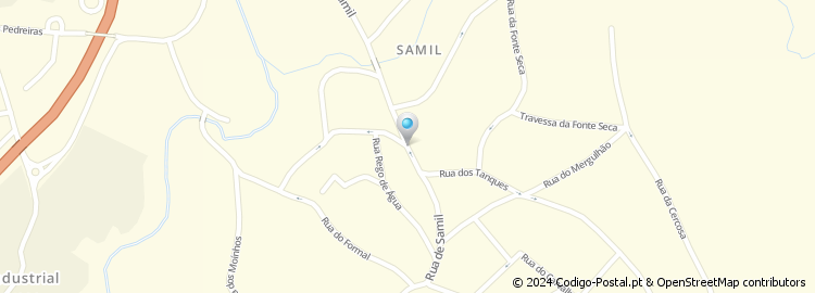 Mapa de Beco Capela de Samil