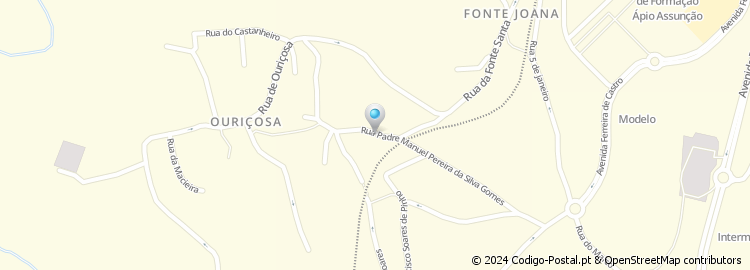 Mapa de Rua Artur Pereira da Silva