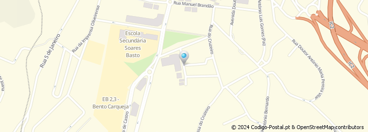 Mapa de Rua Bento Manuel Azevedo Teixeira Lopes