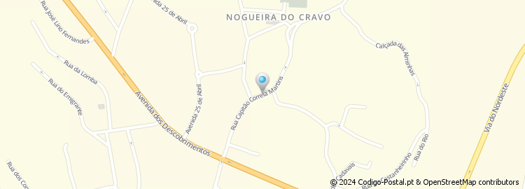 Mapa de Rua Capitão Correia Martins