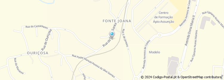 Mapa de Rua de Fonte Joana