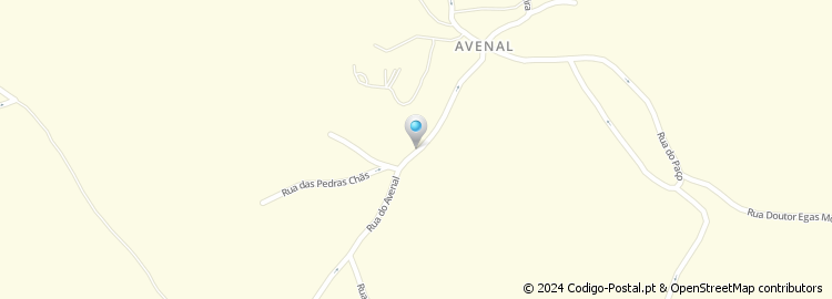 Mapa de Rua do Avenal