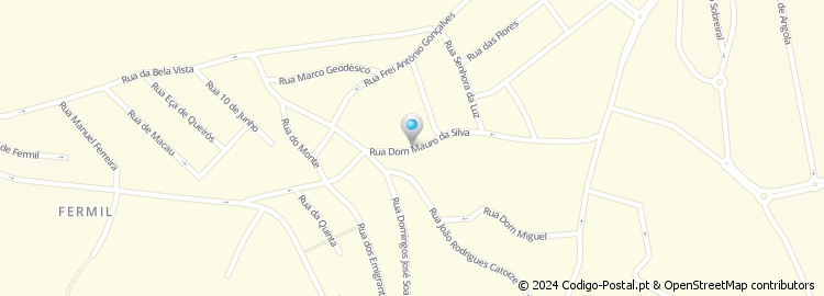 Mapa de Rua Dom Mauro da Silva