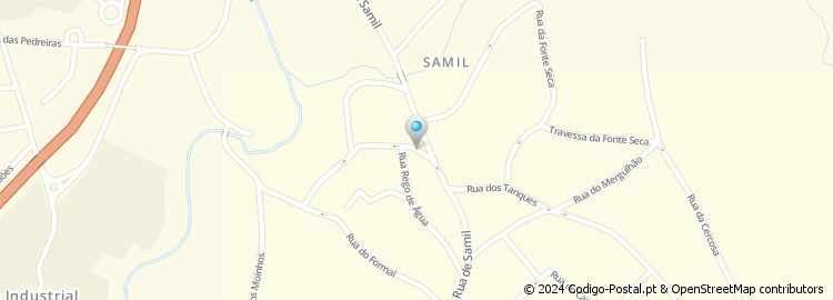 Mapa de Travessa de Samil