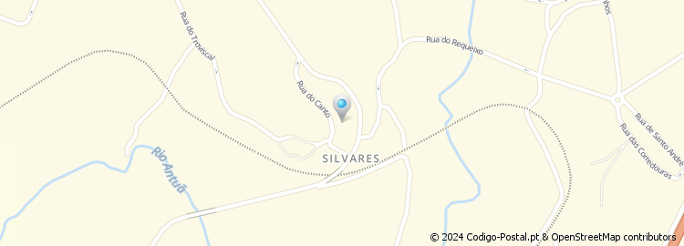 Mapa de Travessa do Cruzeiro de Silvares