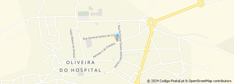 Mapa de Apartado 106, Oliveira do Hospital