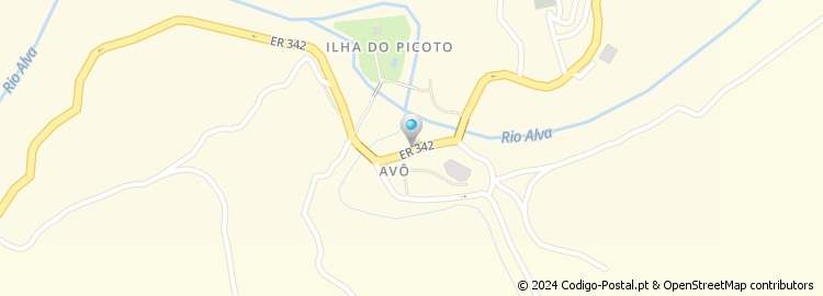 Mapa de Rua da Couraça