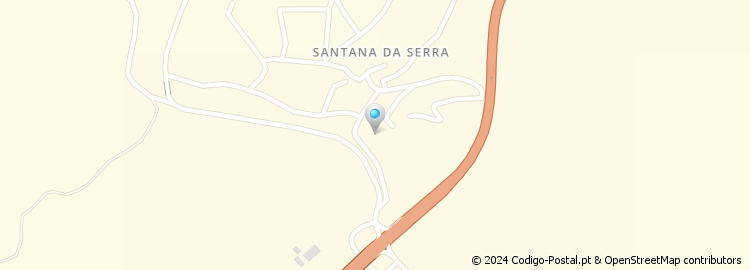 Mapa de Santana da Serra