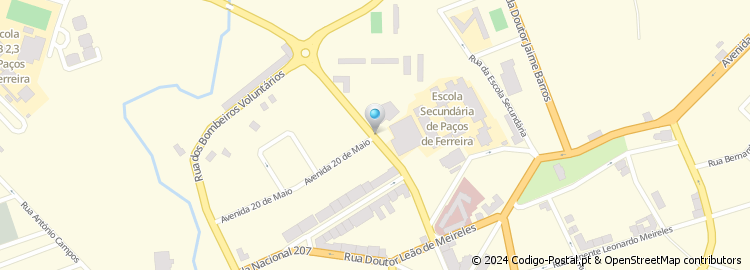 Mapa de Avenida Doutor Nicolau Carneiro