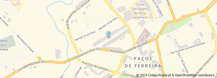Mapa de Rua Dom José de Lencastre