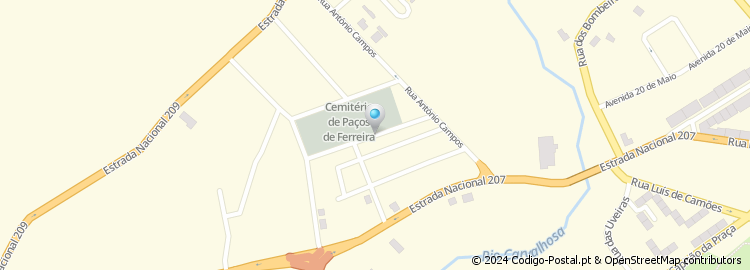Mapa de Rua Manuel Carneiro Leão