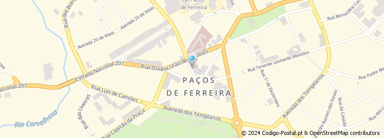 Mapa de Rua Nogueira Soares