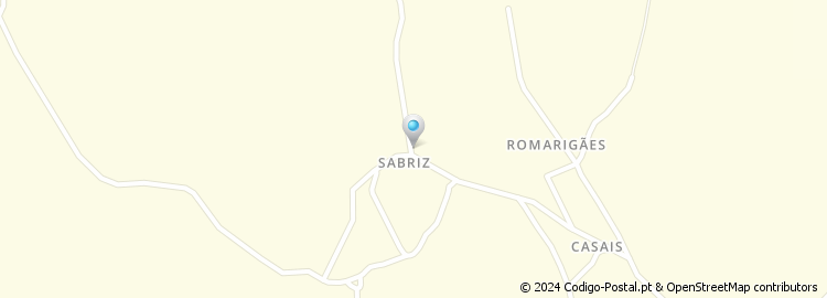 Mapa de Sabariz