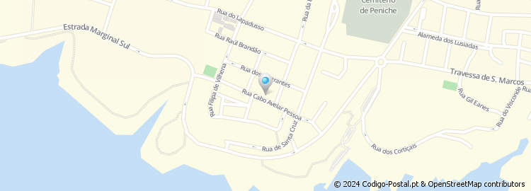 Mapa de Rua Cabo Avelar Pessoa