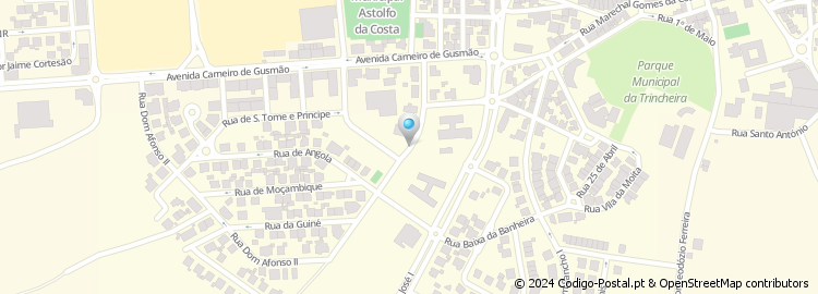 Mapa de Rua Doutor António Seixas