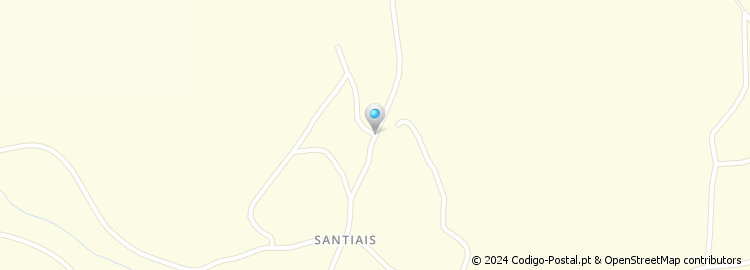 Mapa de Santiais