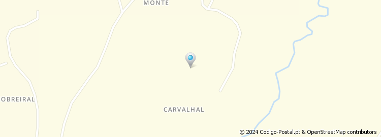 Mapa de Estrada do Carvalhal e Carreira