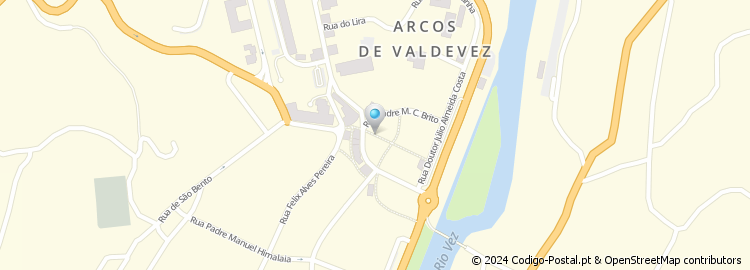 Mapa de Apartado 159, Arcos de Valdevez