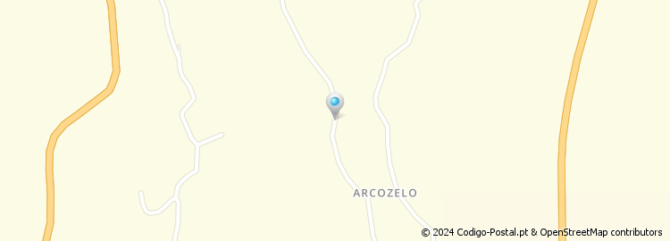 Mapa de Lousa Cardo - Arcozelo