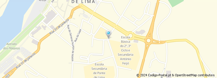 Mapa de Rua Cónego Manuel José Barbosa Correia
