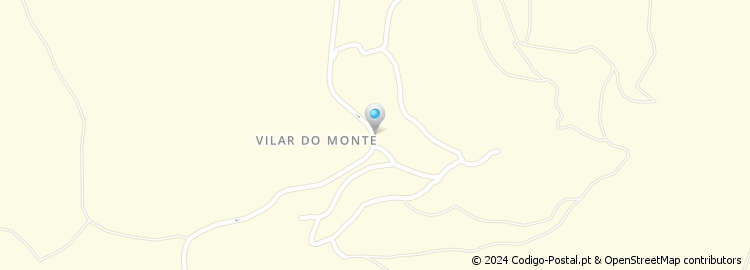 Mapa de Vilar do Monte