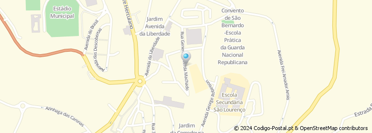 Mapa de Rua General Lacerda Machado