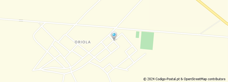 Mapa de Zona Industrial de Oriola