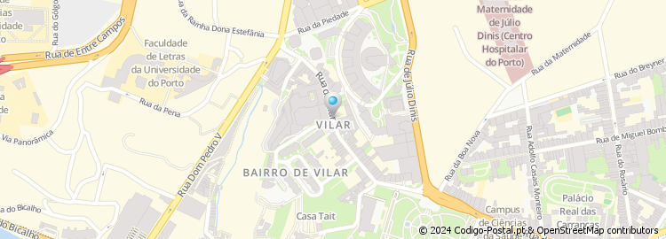 Mapa de Apartado 55001, Porto