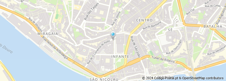 Mapa de Apartado 6001, Porto