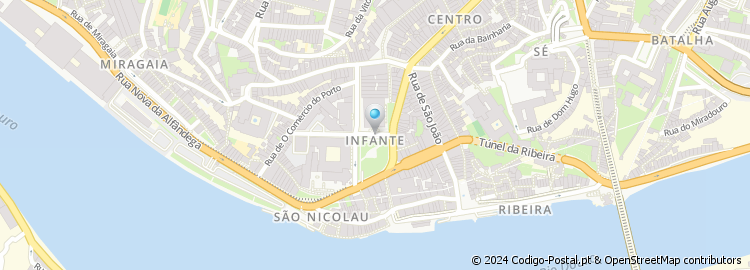 Mapa de Praça Infante Dom Henrique