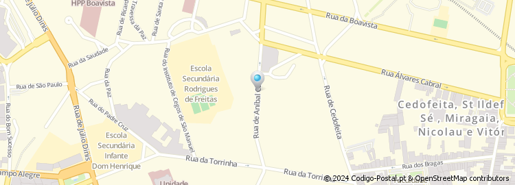 Mapa de Praça Pedro Nunes