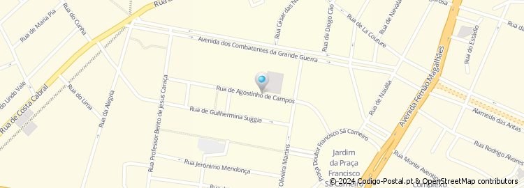 Mapa de Rua Agostinho de Campos