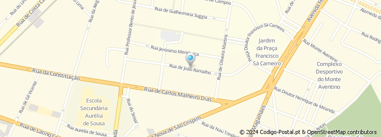 Mapa de Rua Alberto Malafaya Baptista