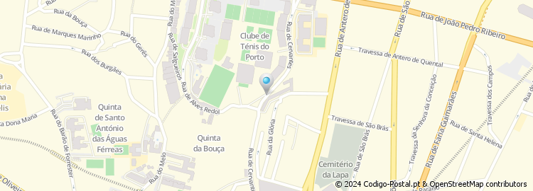 Mapa de Rua Cervantes