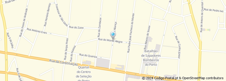Mapa de Rua de Monte Alegre