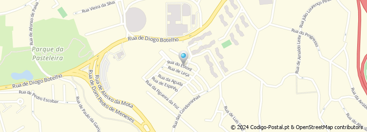 Mapa de Rua Estoril