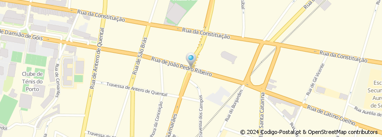 Mapa de Rua João Pedro Ribeiro