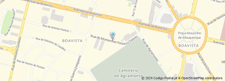 Mapa de Rua Monsenhor Fonseca Soares