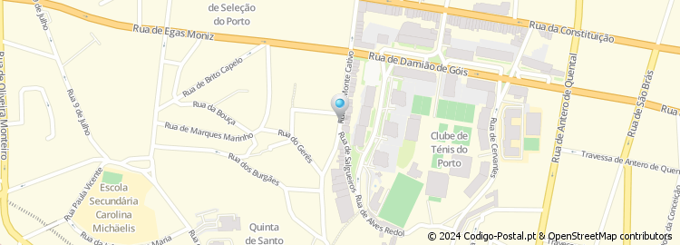 Mapa de Rua Monte Cativo