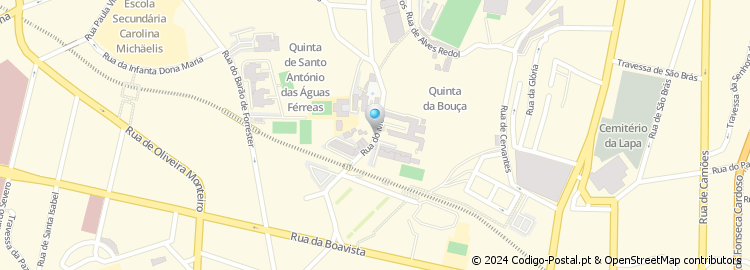 Mapa de Rua Padre Luís Rodrigues