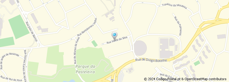 Mapa de Rua Vieira da Silva
