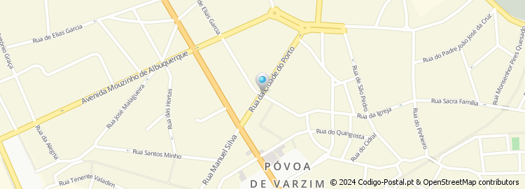 Mapa de Rua da Cidade da Póvoa de Varzim