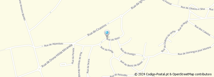 Mapa de Rua do Xisto