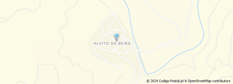 Mapa de Alvito da Beira