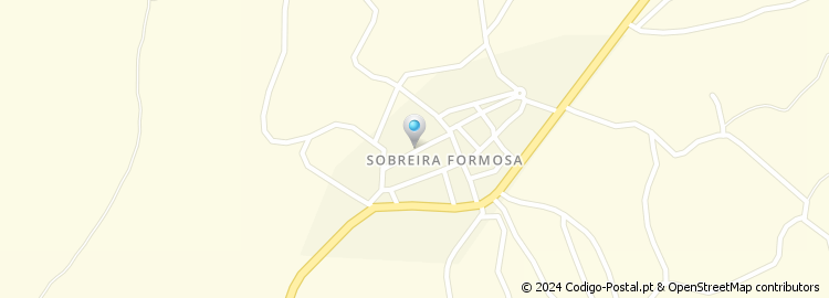 Mapa de Sobreira Formosa