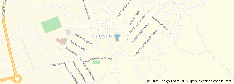Mapa de Apartado 106, Redondo