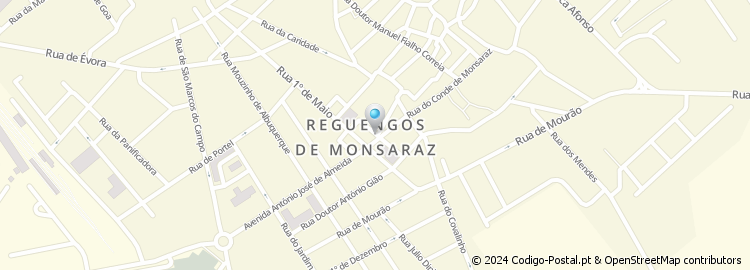 Mapa de Apartado 171, Reguengos de Monsaraz