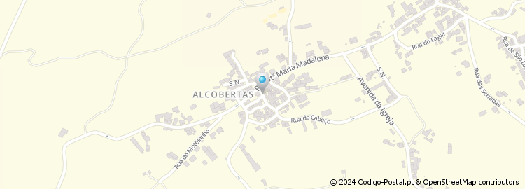 Mapa de Alcobertas