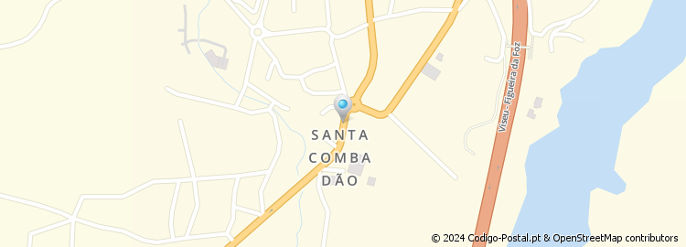 Mapa de Apartado 106, Santa Comba Dão