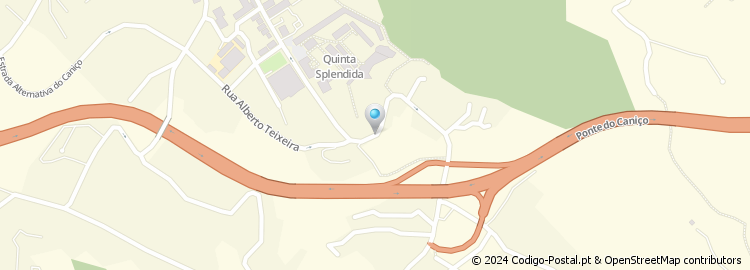 Mapa de Estrada Ponta da Oliveira